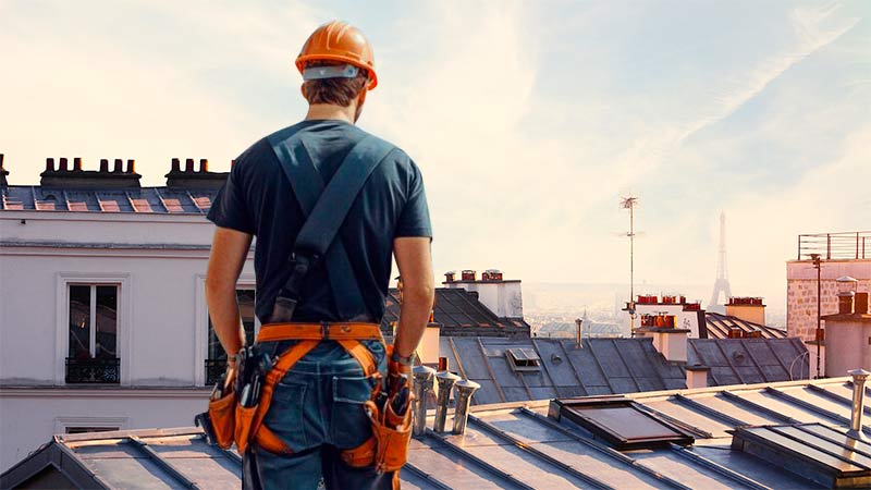 PCK COUVREUR PARIS : Couvreur - Artisan couvreur sur Paris (75) : Travaux de couverture, zinguerie, entretien toiture : nettoyage, démoussage et peinture hydrofuge toiture. Travaux de charpente et traitement des bois de charpente menuiserie. Etanchéité toit plat terrasse et isolation toiture et combles. Nettoyage, démoussage, ravalement peinture façade, imperméabilisation façade dans tous les arrondissements de Paris (75)